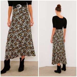 Ba&sh Printed Maxi Skirt In Multicolor Viscose - Multi 0